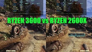 Ryzen 5 3600 vs Ryzen 5 2600X  12 Games Tested [upl. by Saidee]