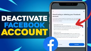 How to Deactivate Facebook Account 2024 [upl. by Anuahs]