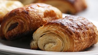 Homemade Chocolate Croissants [upl. by Aniham798]