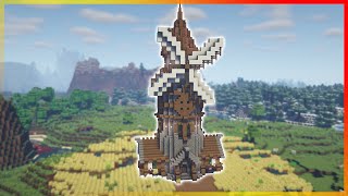 ⚒️ Minecraft How to Build a Large Windmill [upl. by Summons]