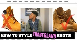 How to Style Timberland Boots  On Foot  Review [upl. by Naihtsirc]