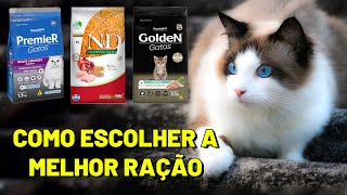 A MELHOR RAÇÃO PARA GATO CLASSIFICAÇÃO standard premium e super premium [upl. by Akinohs895]