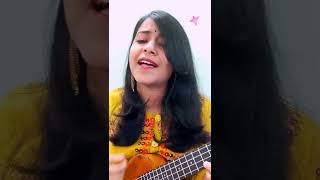 Bosonto Bohilo Sokhi  Ankita Bhattacharya  Ukelele Cover  Ishita Sings [upl. by Necyla]