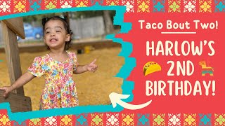 Harlow’s 2nd Birthday Fiesta 🪅 🌮 [upl. by Iahcedrom]