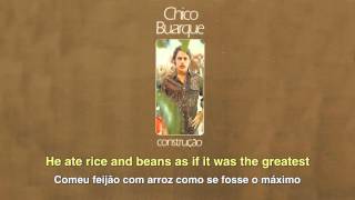 Chico Buarque  Construção Construction  English subtitles [upl. by Pergrim296]