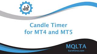 Candle Timer Indicator for MT4 and MT5 [upl. by Lynde]