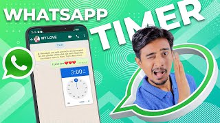 How to Add Timer On WhatsApp Messages 2021 [upl. by Delacourt]