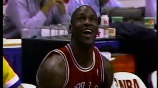 RARE FOOTAGE MJ 1990 All Star Shooting 3pt contest [upl. by Dierdre]