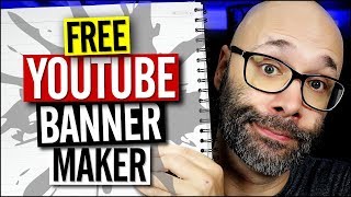 How To Make A YouTube Banner Best Free Tool [upl. by Adnuhs783]