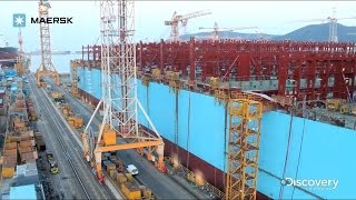 Maersk  Building the TripleE Timelapse [upl. by Goss]