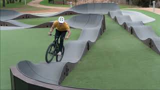 Ryan Gilchrist rides World Cup Pump Track [upl. by Eidson]