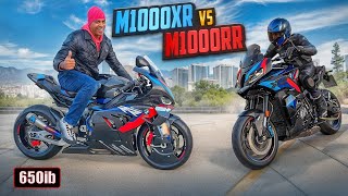 2024 BMW M1000XR vs M1000RR  Street RACE amp REVIEW [upl. by Meehan]