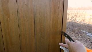 NewTechWood Siding Vertical Installation Guide [upl. by Sabec]