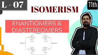 Isomerism । Class 11 L7  Optical Isomerism  Part 3  Diastereomers  Enantiomers  Identical [upl. by Dleifxam]