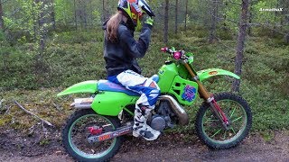 KX500 2Stroke DirtBike 5th Gear Ripping [upl. by Leihcar187]