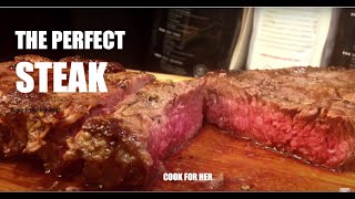 HOW TO COOK THE PERFECT STEAK IN THE OVEN [upl. by Aillicirp534]