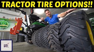 THE ULTIMATE TRACTOR TIRE GUIDE TREAD PATTERN OPTIONS 👨‍🌾🚜 [upl. by Elysha462]