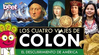 DESCUBRIMIENTO DE AMERICA LOS 4 VIAJES CRISTOBAL COLON 12 octubre 1492 [upl. by Cran]