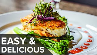 Pan Seared Chilean Sea Bass  Learn How to Cook This Easy amp Delicious Recipe [upl. by Sotos]