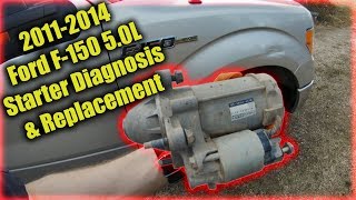 20112014 Ford F150 50L Starter Diagnosis amp Replacement [upl. by Wales]