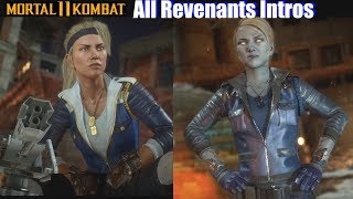 MK11 Characters meet their Revenant  Mortal Kombat 11 [upl. by Pik]