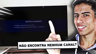 Sua TV não encontra os canais digitais APRENDA RESOLVER [upl. by Anaejer]