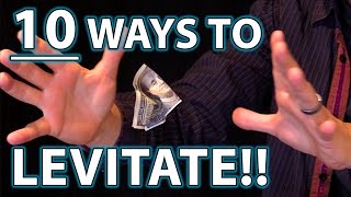 10 Ways to LEVITATE Epic Magic Trick How Tos Revealed [upl. by Nehtiek18]