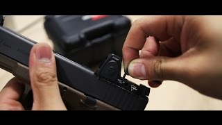 MOUNTING A RMR ON A GLOCK MOS [upl. by Oilla]