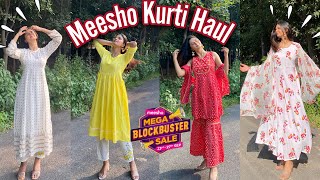 Meesho Kurti haul Starting at ₹355 Navratri special  Meesho Haul [upl. by Hurley301]