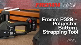 Fromm P329  Polyester Battery Strapping Tool [upl. by Paley]