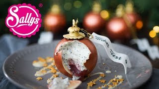 Weihnachtskugel Dessert mit Mousse  Christmas Ball Chocolate Dessert  Sallys Welt [upl. by Cristiona]