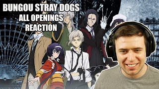 Bungou Stray Dogs All Openings and Endings REACTION [upl. by Libove545]