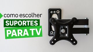 Como escolher suportes para TV articulado x fixo [upl. by Haddad]