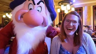 Our Full Storybook Dining Experience At Disneys Wilderness Lodge  Disney Dining Food Review [upl. by Aihtnyc]