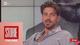 Michele Morrone il bello del cinema e della tv  Storie italiane 29042019 [upl. by Lindley]