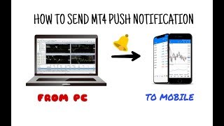 HOW TO SEND MT4 PUSH NOTIFICATION FROM PC TO MOBILE [upl. by Namreh389]