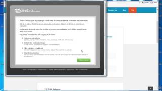 Zimbra Desktop mail client setup [upl. by Simons]