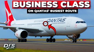 Flying Qantas A330 In Business Class [upl. by Ezarras]