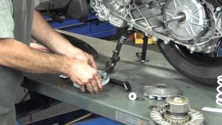 Malossi Variator Kit Installation for Piaggio BV350 [upl. by Eidoow]