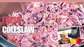 Fresh Coleslaw using the Saladmaster Food Processor  10 MINUTE RECIPE  Neolife Cooking Club [upl. by Wanonah342]