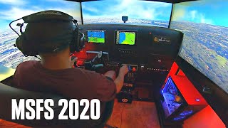 Microsoft Flight Simulator 2020  Cessna 172 Home Flight Simulator  Home Sim Pilot [upl. by Toshiko]