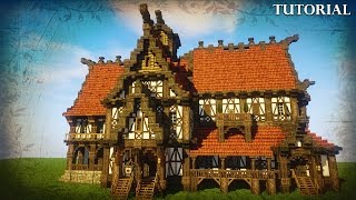 Minecraft Medieval TavernInn Tutorial [upl. by Clementius]