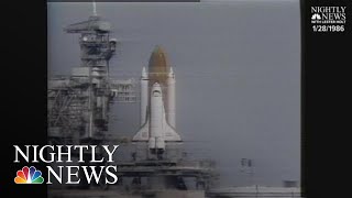 Archival Space Shuttle Challenger Disaster  NBC Nightly News [upl. by Gwenora203]