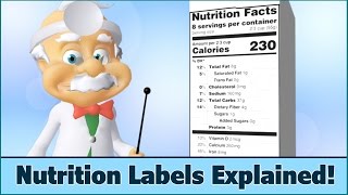 Nutrition Facts Labels  How to Read  For Kids  Dr Smarty [upl. by Veta]