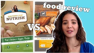 Rachael Ray Nutrish vs Simply Nourish Dog food review [upl. by Naynek]