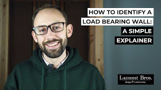 How to Identify a Load Bearing Wall A Simple Explainer [upl. by Ynner390]