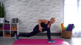 Step Back Lunge  Exercise Demonstration [upl. by Aihsenad]