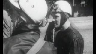 Bob McIntyre breaks 100mph lap barrier Isle of Man TT 1957  Gilera [upl. by Zehc]