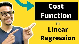 Linear Regression Cost Function  Machine Learning  Explained Simply [upl. by Darsey]