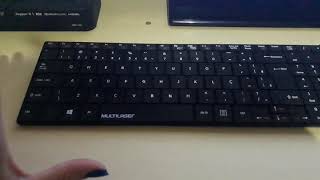 Teclado  mouse bluetooth  MULTILASER [upl. by Eiramenna]